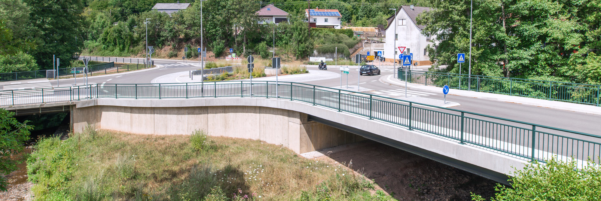 Neubau Brücke über die Nahe in Türkismühle SBSIngenieure
